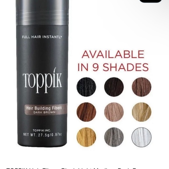 Toppik light brown 27.5 oz hair building fibers for fuller look *4 - Picture 7 of 7